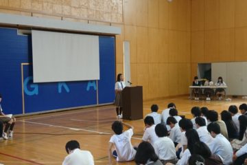 少年の主張校内大会 Japanese Speech Contest Selection