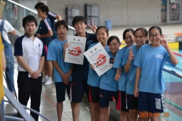 水泳部：群馬県中学校水泳競技大会 Gunma Junior High Swimming Competition
