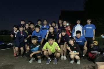 秋合宿バドミントン部/ Badminton Autumn Training Camp