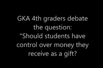 オンラインでのディベート授業（4年生、英語）　　Online Debate Lesson (the 4th graders, English)