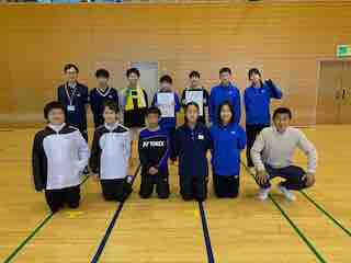 優勝 バドミントン部 / First Prize Badminton Club